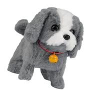 Hangsu Jouet électronique pour Chien en Peluche avec Mouvement de, C | Jeu sonore, design doux inspiré des chiots pour s ' amuser en famille en intérieur
