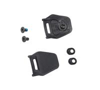 Hangsu Kit de réparation de talon de chaussures de vélo de route, adaptateur de pédale de verrouillage de vélo, tampon de rechange avec vis, facile à installer avec vis