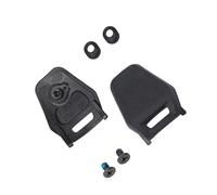 Hangsu Kit de réparation de talon de chaussures de vélo de route, adaptateur de pédale de verrouillage de vélo, tampon de rechange avec vis, facile à installer avec vis