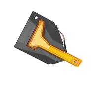 Hangsu Lampe d'avertissement en plastique durable pour vélos - Différentes conditions météorologiques - Longue durée de vie de la batterie pour améliorer la sécurité du vélo - Lumière LED efficace