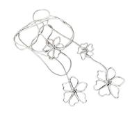 Hangsu Long collier tendance avec pendentif en forme de pétales creux style vintage pour un look élégant et personnel avec pendentif en métal élégant, One Size, Comme décrit, Comme décrit.