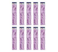 Hangsu Lot de 10 guirlandes de Noël scintillantes à franges pour décoration d'arbre de vacances, porte, fenêtre, matériaux PET robustes