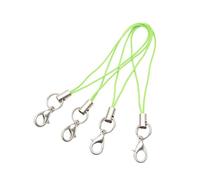 Hangsu Lot de 100 cordons de téléphone en polyester avec pendentif en forme de corde, parfait pour les clés USB, les lecteurs MP3, la fabrication de bijoux, One Size, Comme décrit, Comme décrit.