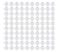 Hangsu Lot de 100 fermoirs confortables en silicone transparent pour boucles d'oreilles - Pratiques - Verrouillage confortable - Fournitures de fabrication de bijoux, One Size, Comme décrit, Comme