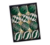 Hangsu Lot de 12 boules de Noël à suspendre pour intérieur ou extérieur