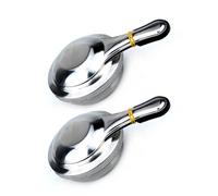 Hangsu Lot de 2 brûleurs compacts portables en acier pour poêle à alcool, fondue au fromage, outil de cuisson et de chauffage en plein air pour pique-niques
