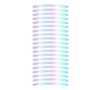 Hangsu Lot de 20 autocollants réfléchissants pour moyeu de roue de voiture - Avertissement de sécurité nocturne - Installation facile - Pour jantes de pneus - Bande réfléchissante d'avertissement