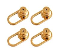 Hangsu Lot de 4 fermoirs de boucles d'oreilles confortables en forme de U pour boucles d'oreilles tombantes