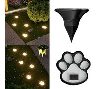 Hangsu Lot de 4 lampes solaires en forme de pattes de chien