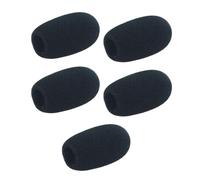 Hangsu Lot de 5 protections de pare-brise professionnelles anti-interférences en mousse pour microphone - Sonore claire - Équipement de salle de conférence