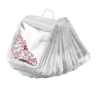 Hangsu Lot de 50 pochettes de rangement transparentes réutilisables pour perles et boutons de couture
