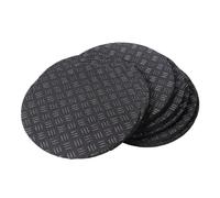 Hangsu Lot de 6/8 tapis de sol en silicone double surface texturée pour performance antidérapante et équipement de fitness, équipement d'exercice double face pour sol