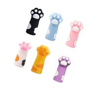 Hangsu Lot de 6 capuchons de protection en forme de griffe de chat pour crayons et crayons - Fournitures de rentrée scolaire pour enfants et étudiants