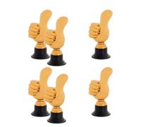 Hangsu Lot de 6 médailles de football avec pouce vers le haut, trophées de compétition, trophées de basket-ball, de football, cadeaux pour le jeu, médailles de football, tasse de prix