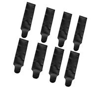 Hangsu Lot de 8 couvre-poils de cheval en nylon doux pour réduire le temps de toilettage et maintenir l'éclat des poils démêlés