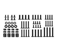 Hangsu Lot de vis de montage HDTV pour support de moniteur - Vis de montage mural avec rondelle entretoise - Matériel standard - Vis de support en métal