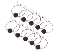 Hangsu Lunettes tendance en alliage avec base ronde pour la fabrication de bijoux pour un usage quotidien, breloque circulaire moderne en alliage avec support de pierres précieuses, fournitures de