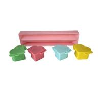 Hangsu Moule à gâteau anti-adhésif avec plateau en plastique pour dessert de mariage, outil de cuisine, moule à gâteau moulé en forme de cœur