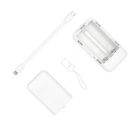 Hangsu NoSolder Étui pour 2 batteries 21700 Charge super rapide Compact et portable pour plusieurs appareils