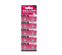 Hangsu Pile bouton AG3 1,55 V LR41 SR41 192 392 cellules essentielles pour lampe de montre électronique respectueuse de l'environnement