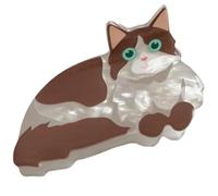 HANGSU Pince à Cheveux en Forme de Chat pour Femmes et Filles - Antidérapante - Cadeau pour Amoureux des Chats (B#)