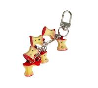 Hangsu Porte-clés en forme de fruit miniature fabriqué à la main en résine, idéal pour les clés de sac à dos ou comme cadeau créatif, a03, taille unique