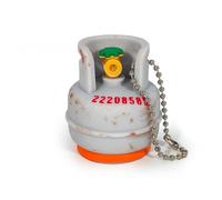 Hangsu Porte-clés unique en forme de bouteille de gaz rouillée pour les fans d'esthétique vintage et industrielle