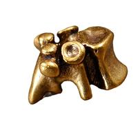 Hangsu Porte-clés unique en laiton avec cordon décoratif en paracorde pour un transport quotidien, jaune, taille unique