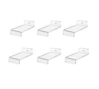 Hangsu Présentoir mural multifonction élégant en acrylique pour figurines d'action et décoration d'intérieur, étagère de rangement compacte pour amateurs de jouets