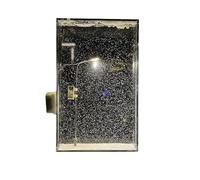 Hangsu Scène de neige éclairée - Lampe de rue - Scène de Noël - Veilleuse de table - Décoration de table pour cheminée de bureau, décoration de la maison - Réverbère