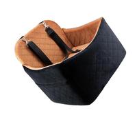 Hangsu Siège de voiture imperméable pour chien de petite taille et média avec mousse à mémoire de forme confortable et améliore la sécurité pour les voyages Siège de voiture confortable pour chien