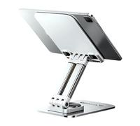 Hangsu Support de téléphone ergonomique réglable pour tablettes et ebooks avec structure pliable pour économiser de l'espace Support universel pour tablette et téléphone