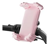 Hangsu Support de téléphone pour moto, support de téléphone portable, pince de guidon de téléphone de vélo pour appareil de 11,9 à 18,3 cm
