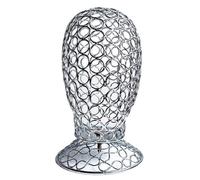 Hangsu Support élégant pour perruques, chapeaux, tête de mannequin en métal, texture fer, parfait pour la maison ou le magasin, One Size, Comme décrit