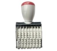 Hangsu Tampon en caoutchouc avec chiffres - Dateur de ligne - 6 chiffres ou 8 chiffres - Tampon rotatif pour scrapbooking et date