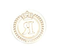 Hangsu Tampon encreur ciré pour cachet, couronnes et lettres anglaises pour cartes d'invitation, enveloppes photo, décoration