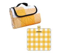 Hangsu Tapis de pique-nique ultra léger à 3 couches pour camping, plages - Imperméable et résistant au sable - Pliable et lavable