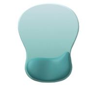 Hangsu Tapis de souris à motif dégradé avec support de poignet en mousse à mémoire de forme épaisse, anti-fatigue, base antidérapante, suivi lisse