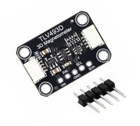Hangsu TLV493D Module de capteurs magnétiques triaxiaux 3 V-5 V pour détecter des objets avec aimants résistants aux électromagnétiques