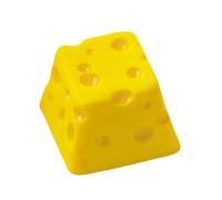 Hangsu Touche créative en résine imprimée fromage, facile à clipser sur l'installation pour claviers mécaniques araignées