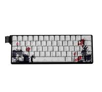 Hangsu Touches professionnelles PBTs MXes 60/68 touches teintures sublimées motif fleur prunes ergonomiques profil OEM accès ordinateur clavier mécaniques touches