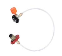 Hangsu Transfert de gaz de camping haute efficacité, double joint, conception de prévention des fuites, compatibilité étendue avec les bidons, adaptateur de gaz de camping multi-sources