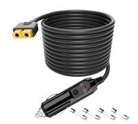 Hangsu XT60 Câble d'extension femelle vers prise mâle 12 V/24 V compatible avec les applications d'alimentation Cordon de connexion Fil d'alimentation de camping