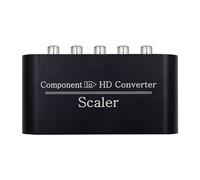 Hangsu YPBPR Convertisseur Composant vers HDTV avec entrée sonore Accessoires de télévision Parfait pour moniteur et projecteur YPBPR to Link