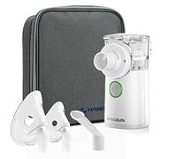 Hangsun CN750 Inhalateur de brume portable en maille, 2 en 1 pour enfants et adultes avec accessoires complets et sac de rangement, adapté pour les problèmes de respiration