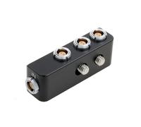 HangTon 0B Câble répartiteur d'alimentation femelle 2 broches 1 à 3 pour batterie, appareil photo, moniteur, récepteur Red Arri Alexa Sony