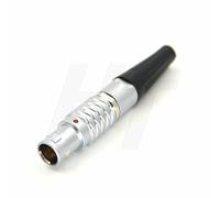 HangTon 0B Connecteur circulaire Plug FGG 5 broches contact mâle pour ARRI Alexa RED Sony ZCAM Ambient Lokit Timecode Données Alimentation (5P, Plug)