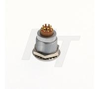 HangTon 0B Connecteur circulaire Push Pull en métal Montage sur panneau Prise œuf 9 broches Mâle Femelle Contacts (9P, Douille)