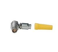 HangTon 0B FHJ Câble connecteur femelle à angle droit 4 broches pour ARRI UDM-1, câble d'alimentation de données, double touches 45°, compatible avec LEMO-type