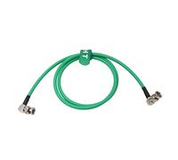 HangTon 12G 3G Hd Sdi Raw 4K 60Fps Câble Vidéo Angle Droit À Angle Droit Bnc Canare Lv - 61S 75 ohm Coaxial Shield Sony Alexa Dsmc2 Caméra Blackmagic Smallhd Moniteur Atmos (1 M, Vert)